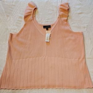 Lane Bryant Peach Knit Top